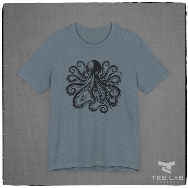 Octopus Bella+Canvas design from Tee Lab Designs.