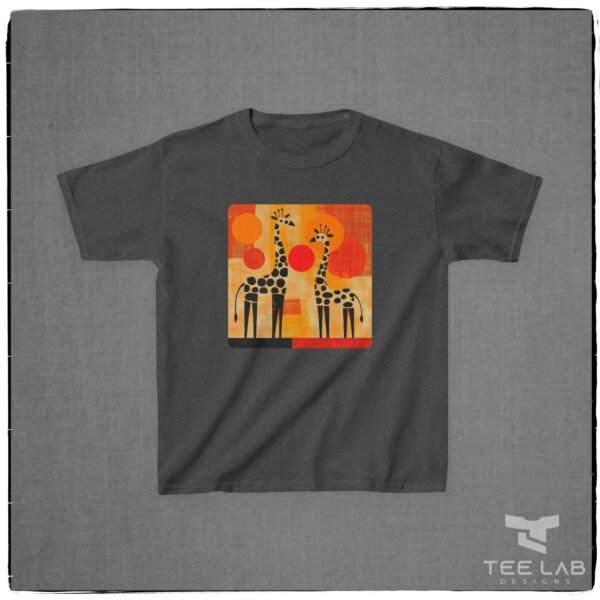 Kids Giraffe Tee from Tee Lab Design. Part of the Toddler and Kids Collection.