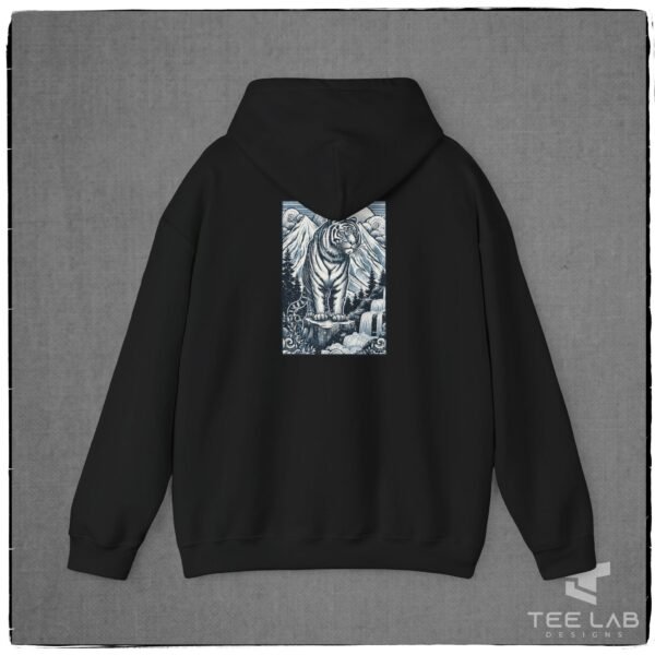 Distressed Japanese Tiger Hoodie part of the Japanese Collection from Tee Lab Designs.