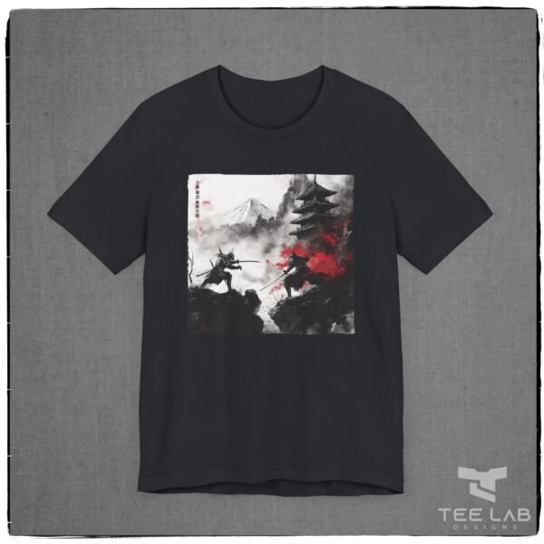 Japanese Samuri Duel Tee Bella Canvas design from the Japanese Collection at Tee Lab Designs.