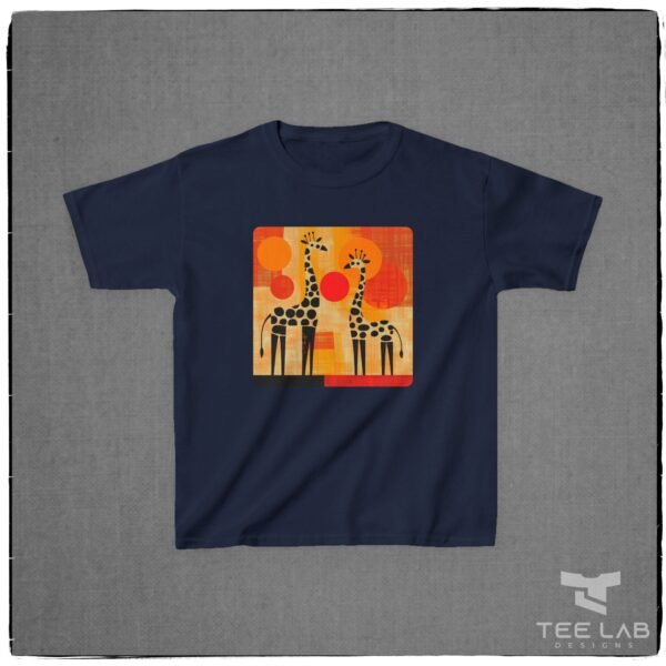 Kids Giraffe Tee from Tee Lab Design. Part of the Toddler and Kids Collection.