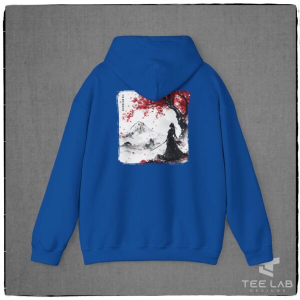 Japanese Onna-Musha Hoodie from the Japanese Collections at tee Lab Designs.