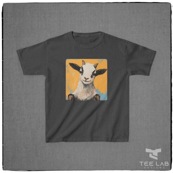 Folk Art Baby Goat Tee from Tee Lab Designs. This is part of the Toddler and Kids Collection.
