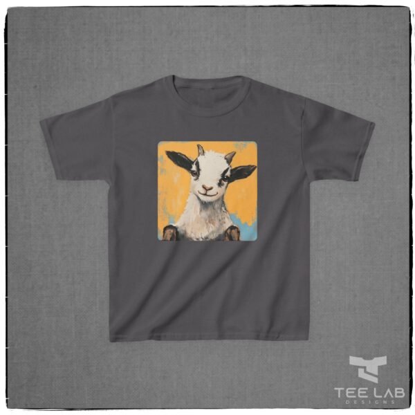 Folk Art Baby Goat Tee from Tee Lab Designs. This is part of the Toddler and Kids Collection.