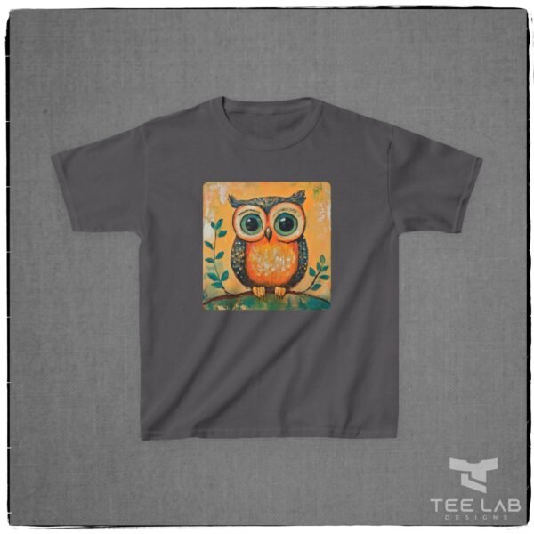 Folk Art Toddler Owl Tee from Tee Lab Designs. This is part of the Toddler and Kids Collection.