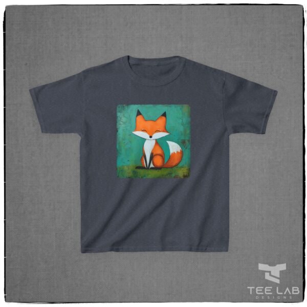 Folk Art Red Fox Tee from Tee Lab Designs. This is part of the Toddler and Kids Collection.