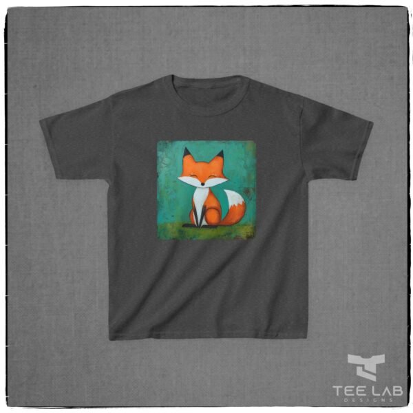 Folk Art Red Fox Tee from Tee Lab Designs. This is part of the Toddler and Kids Collection.