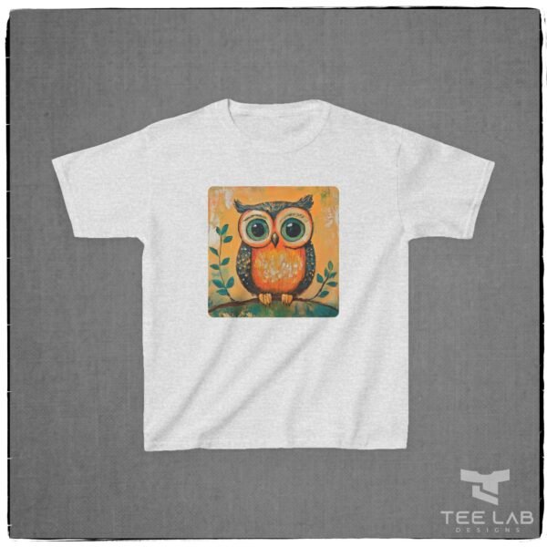 Folk Art Toddler Owl Tee from Tee Lab Designs. This is part of the Toddler and Kids Collection.