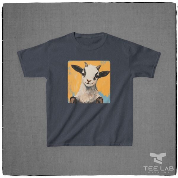 Folk Art Baby Goat Tee from Tee Lab Designs. This is part of the Toddler and Kids Collection.
