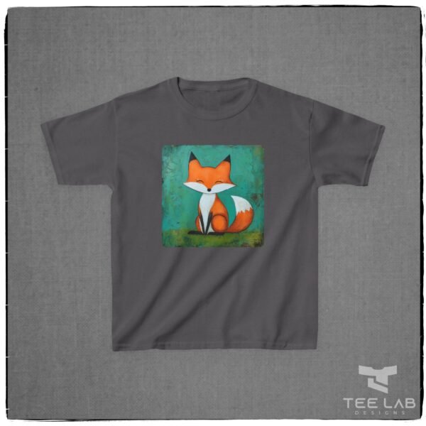 Folk Art Red Fox Tee from Tee Lab Designs. This is part of the Toddler and Kids Collection.