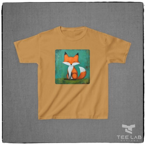 Folk Art Red Fox Tee from Tee Lab Designs. This is part of the Toddler and Kids Collection.