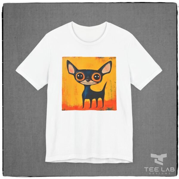Folk Art Chihuahua Bella+Canvas - Image 5