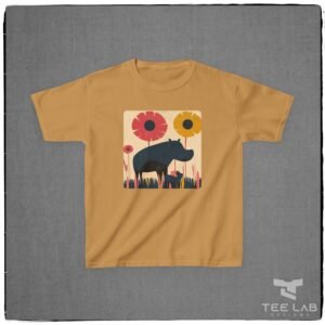 Folk Art Kids Hippo Tee