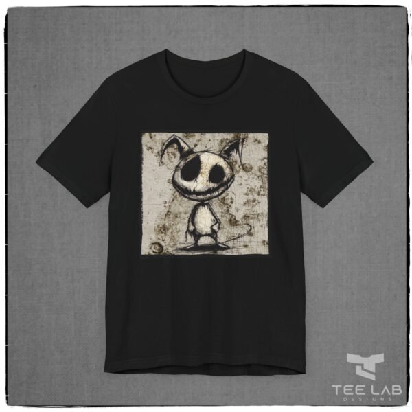 The Bella+ Canvas Weathered Stitched Chihuahua doll from Tee Lab Designs.
