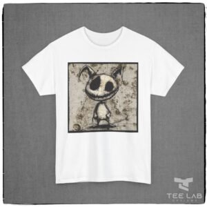 Weathered and Stitched Chihuahua Doll Tee
