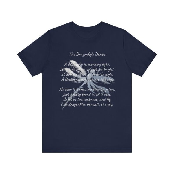 The Dragonfly's Dance Bella+Canvas t-shrit from Tee Lab Designs.