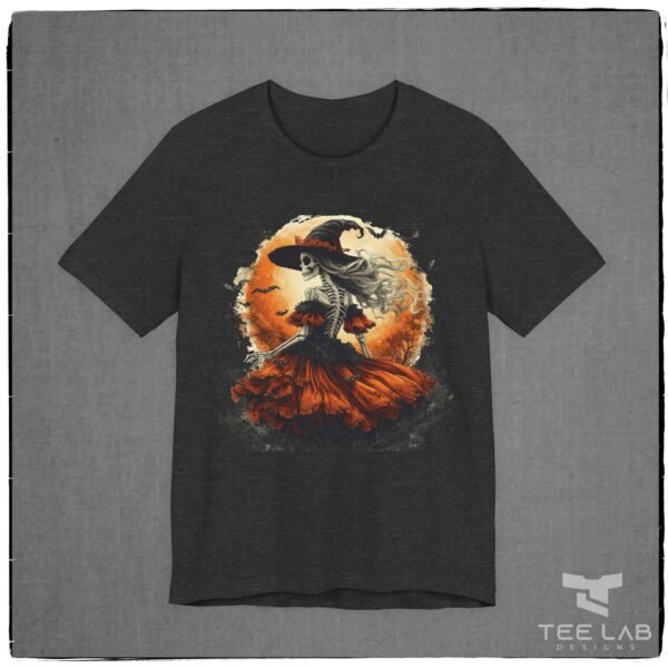 Witch Halloween Bella+Canvas t-shirt from Tee Lab Designs.