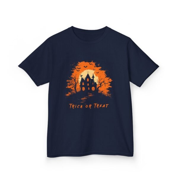 Haunted House Halloween Kids Tee - Image 4