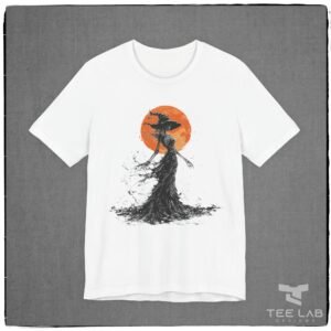 Witch Night Halloween Bella+Canvas t-shirt from Tee Lab Designs.