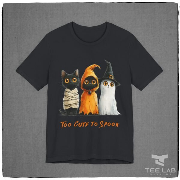 Too Cute to Spook Halloween Bella+Canvas - Image 3