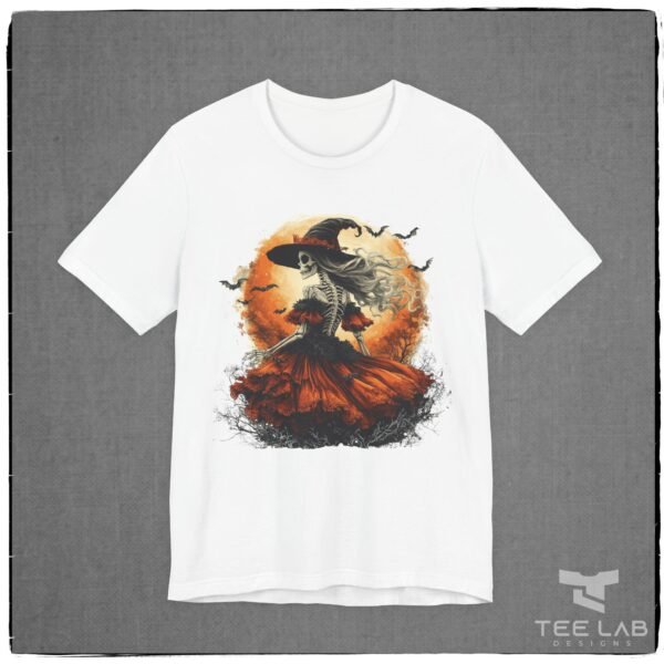 Witch Halloween Bella+Canvas t-shirt from Tee Lab Designs.
