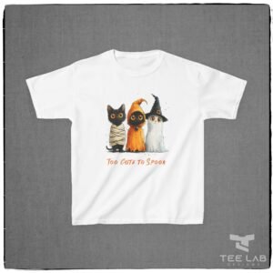 Too Cute to Spook Kids Tee from Tee Lab Designs.