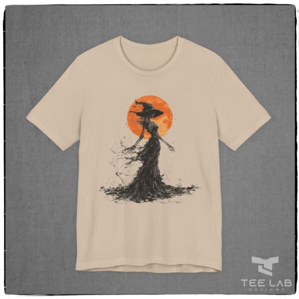 Witch Night Halloween Bella+Canvas t-shirt from Tee Lab Designs.