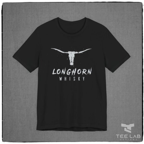 Longhorn Whisky Bella+Canvas Tee from Tee Lab Designs.